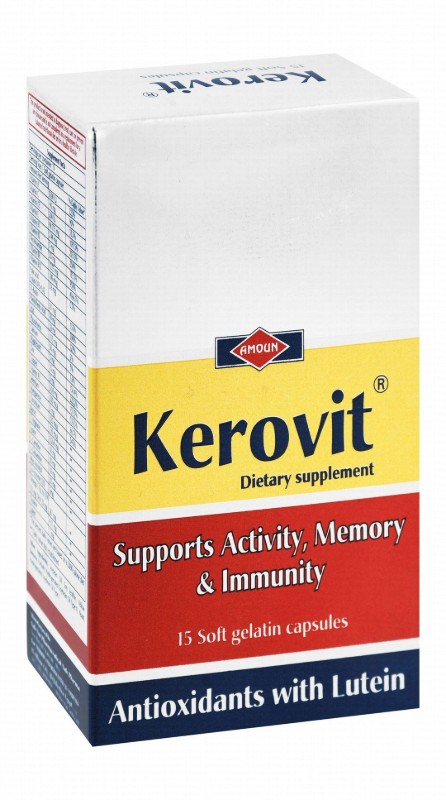 Kerovit 1mg Lutein Supplement for Activity, Memory & Immune System Health