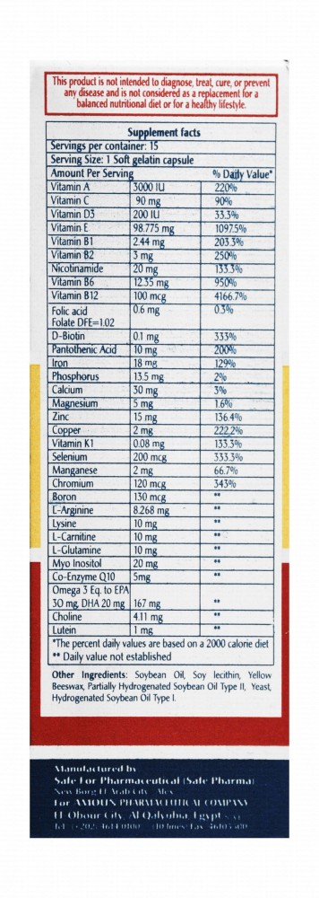 Kerovit 1mg Lutein Supplement for Activity, Memory & Immune System Health