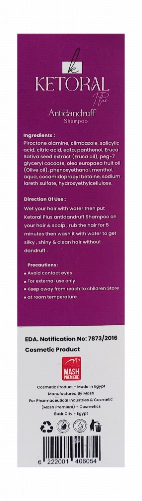 Ketoral Plus Anti-Dandruff Shampoo