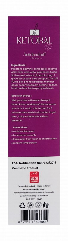 Ketoral Plus Anti-Dandruff Shampoo
