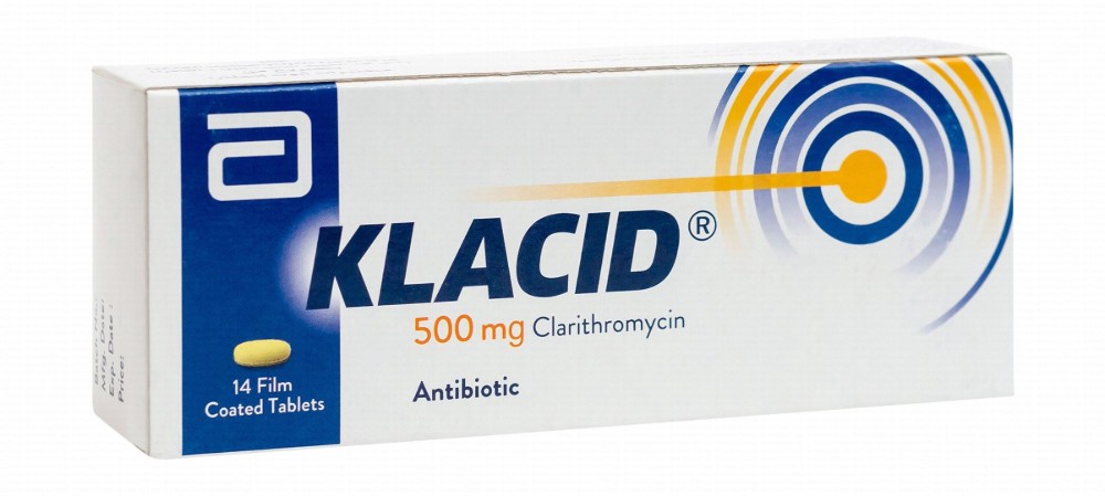 Klacid 500mg Clarithromycin Antibiotic