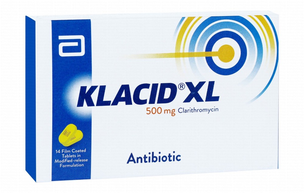 Klacid XL 500mg Clarithromycin Antibiotic