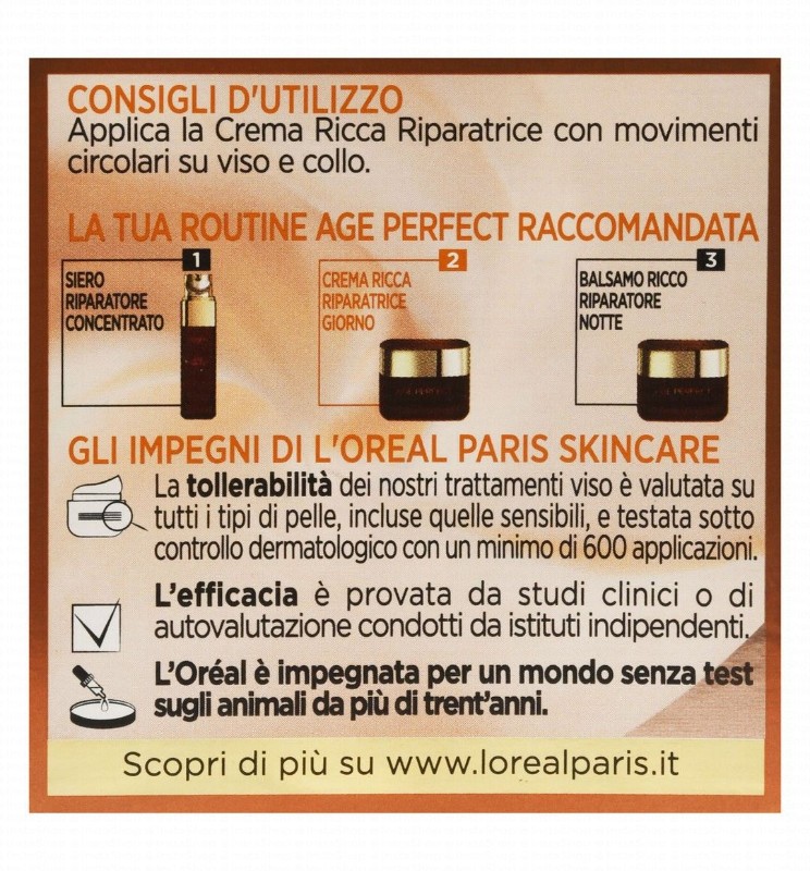 L'Oreal Age Perfect Nutrition Supreme Repairing, Nourishing & Relaxing Facial Day Cream with Manuka Honey, Calcium & Vitamin B5 for Mature & Dry Skin