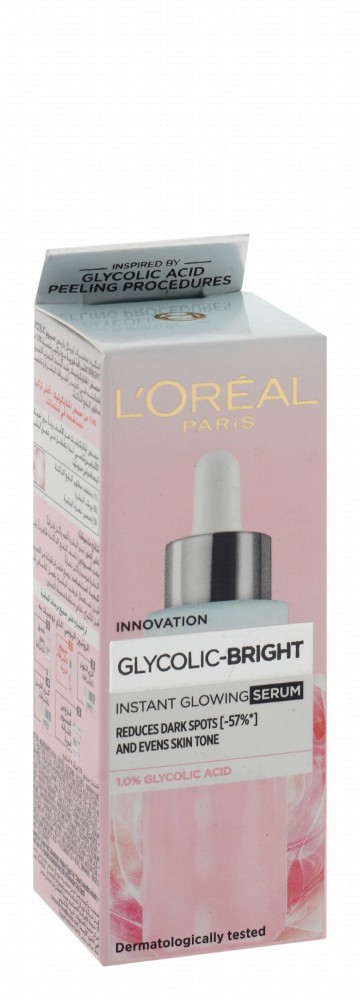 L'oreal Glycolic Bright Instant Glowing Facial Serum