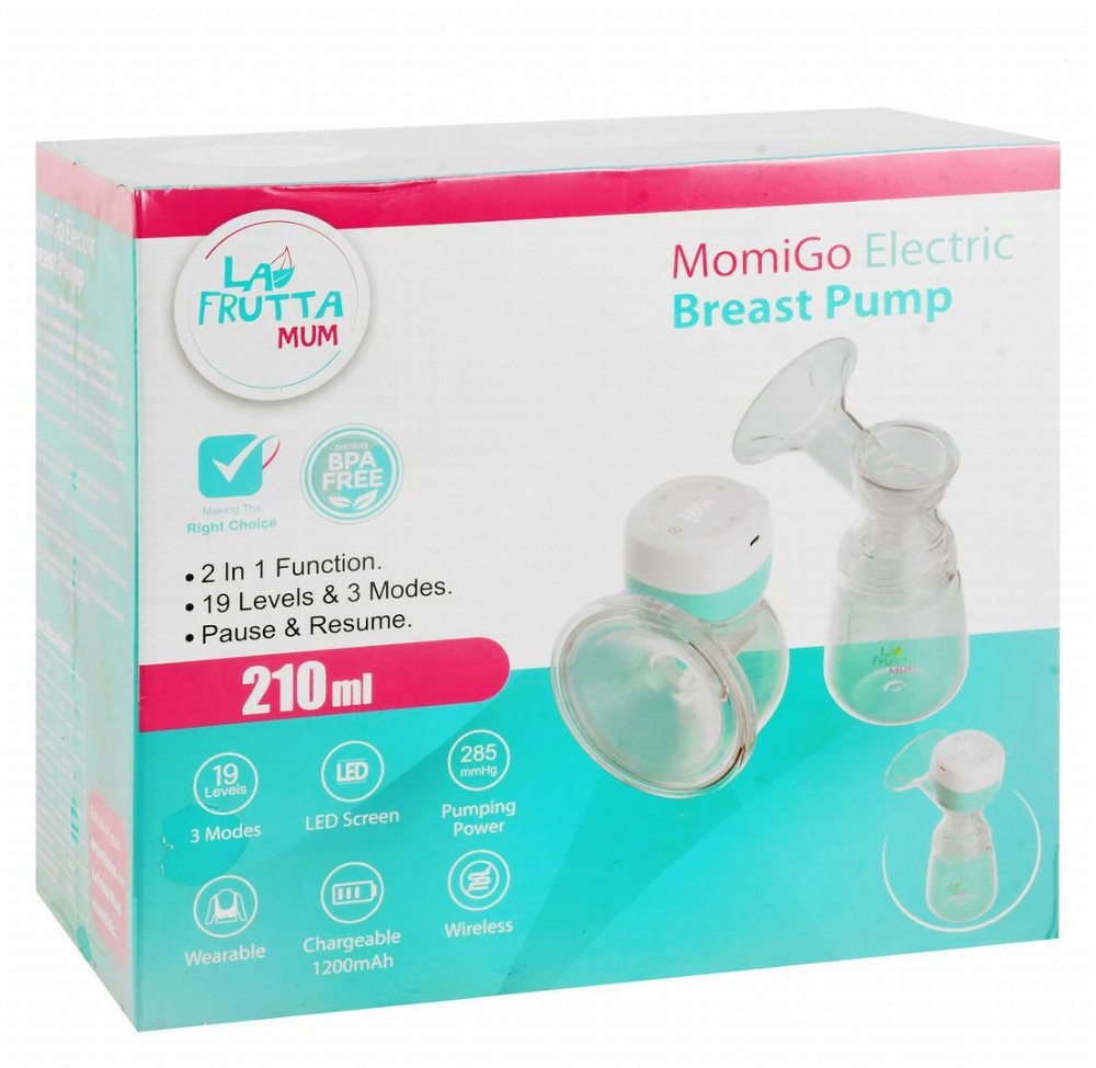 La Frutta MomiGo 210ml Electric Breast Pump - BPA free
