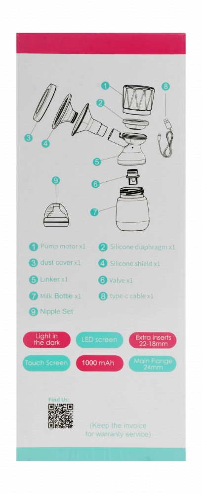 La Frutta Moonlight 180ml Electric Breast Pump - BPA free
