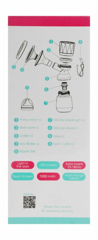 La Frutta Moonlight 180ml Electric Breast Pump - BPA free