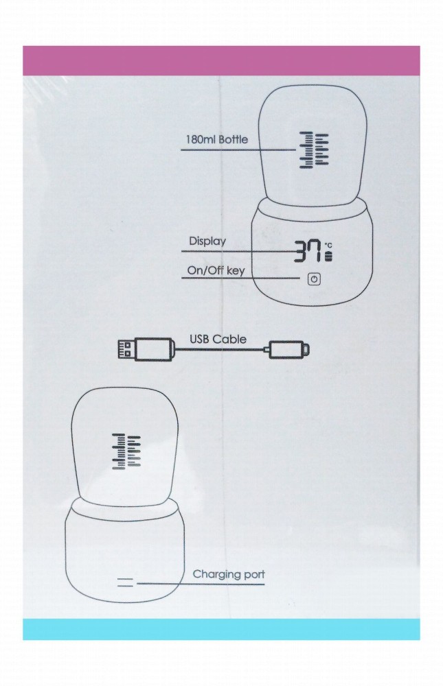 La Frutta Mum Blue Portable Milk Warmer with Free Milk Sotrage Bags - BPA free