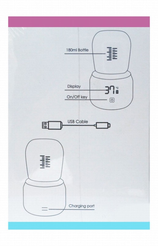La Frutta Mum Blue Portable Milk Warmer with Free Milk Sotrage Bags - BPA free