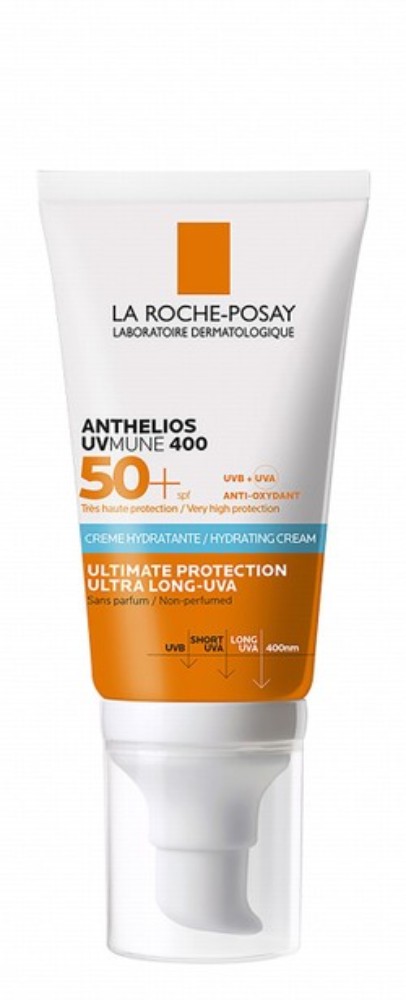 La Roche-Posay Anthelios Uvmune 400 Water-Resistant Hydrating Facial Sunscreen for Sensitive Skin SPF50+