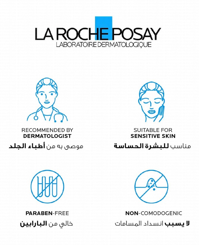 La Roche-Posay Anti-Wrinkle, Repairing & Re-Plumping Face Serum with Hyaluronic Acid, Vitamin B5 & Thermal Spring Water for Sensitive Skin