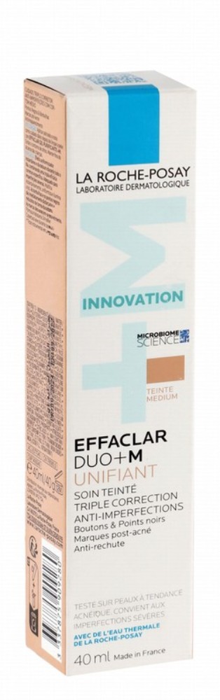 La Roche-Posay Effaclar Duo Plus M Unifiant Triple Correction & Anti-Imperfection Tinted Face Cream Medium
