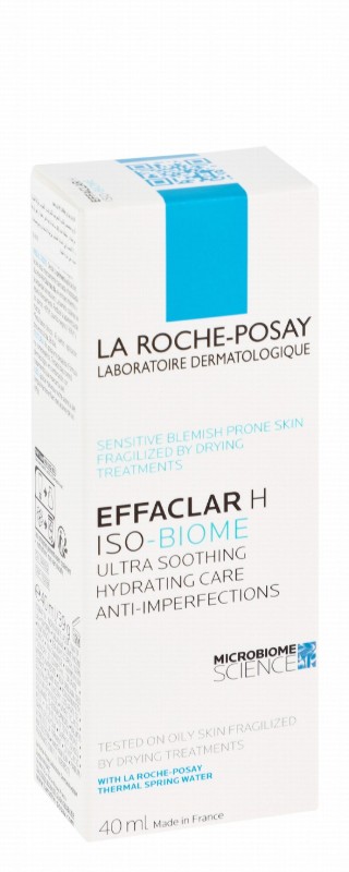 La Roche-Posay Effaclar H Iso-Biome Soothing, Hydrating & Anti-Imperfections Cream for Sensitive & Blemish-Prone Skin - non comedogenic