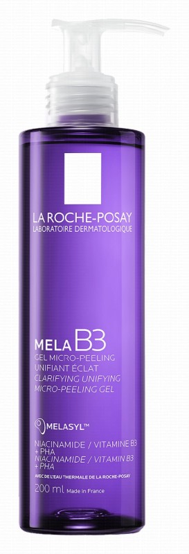 La Roche-Posay Mela B3 Clarifying, Unifying & Micro-Peeling Facial Gel with Niacinamide, Vitamin B3 & PHA