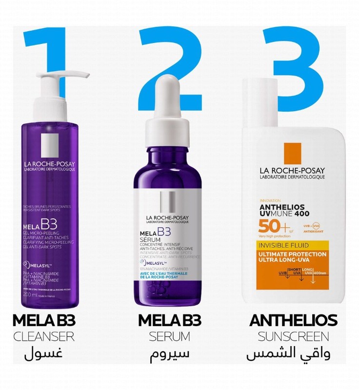 La Roche-Posay Mela B3 Clarifying, Unifying & Micro-Peeling Facial Gel with Niacinamide, Vitamin B3 & PHA