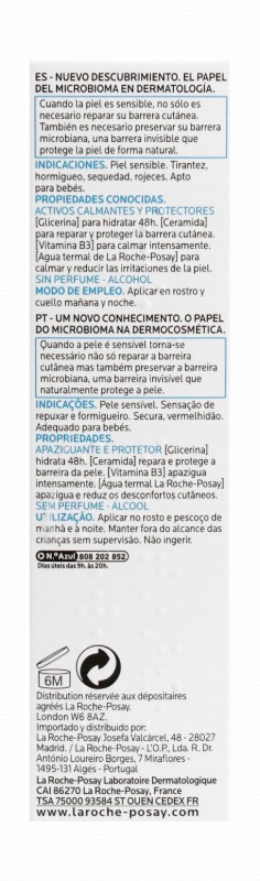 La Roche-Posay Toleriane Protective Soothing & Moisturizing Face Cream for Babies & Adults with Sensitive Skin - alcohol free, fragrance free