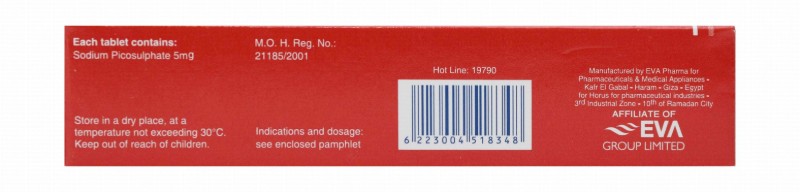 Laxeol PI 5mg Sodium Picosulfate Laxative