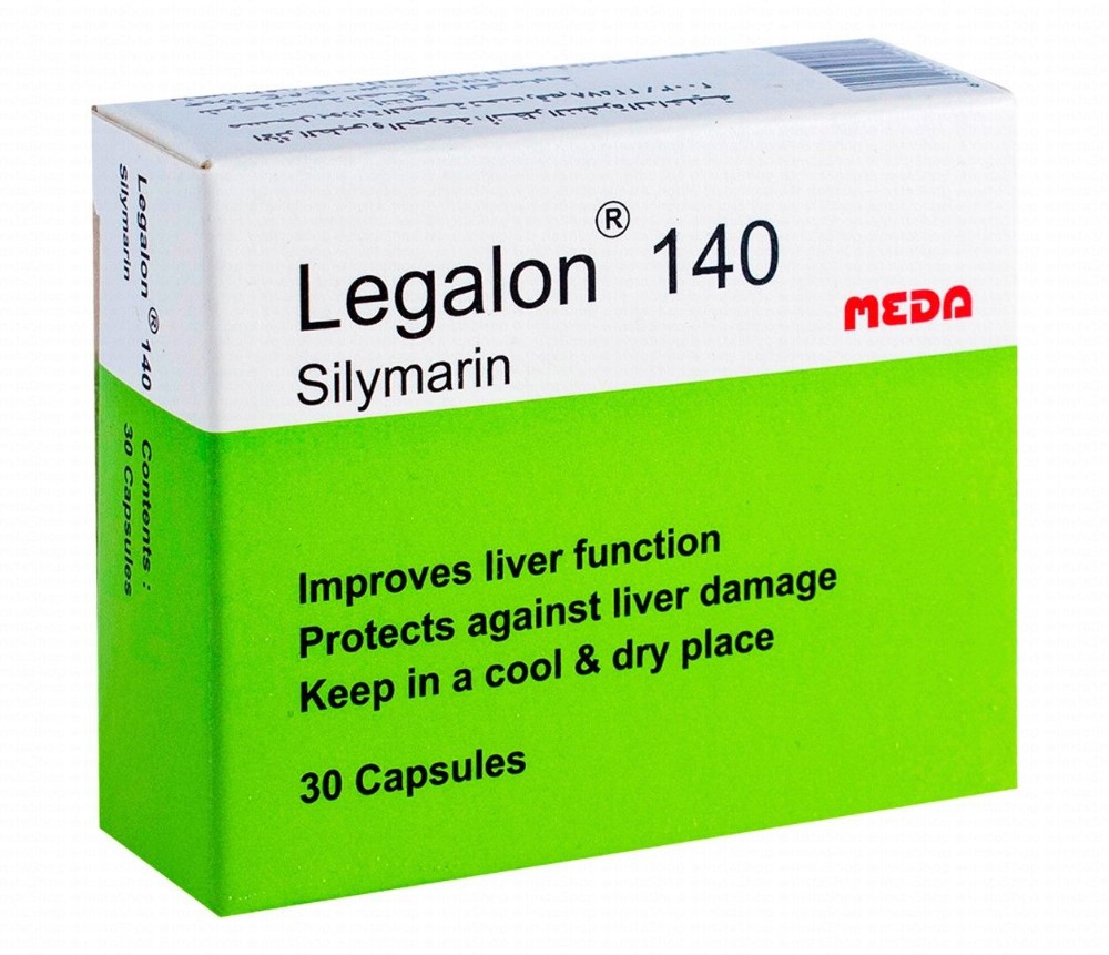 Legalon 140mg Silymarin Liver Support Supplement