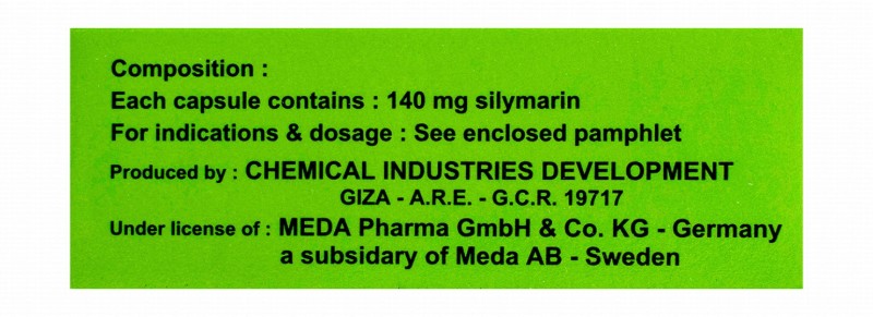 Legalon 140mg Silymarin Liver Support Supplement