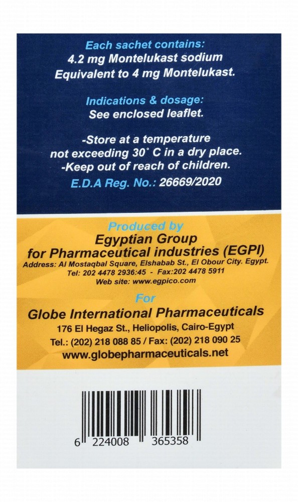 Lelipel 4mg Montelukast