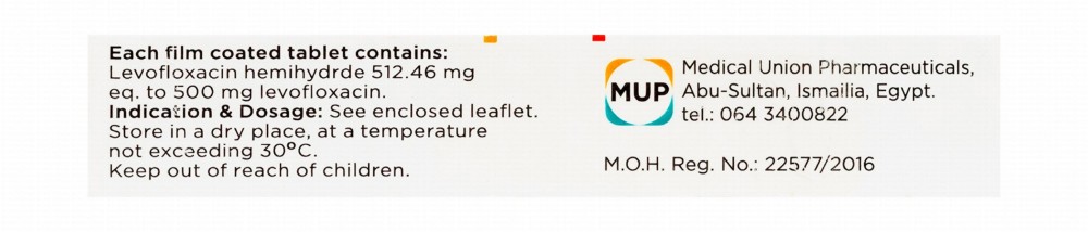 Levanic 500mg Levofloxacin Broad Spectrum Antibiotic