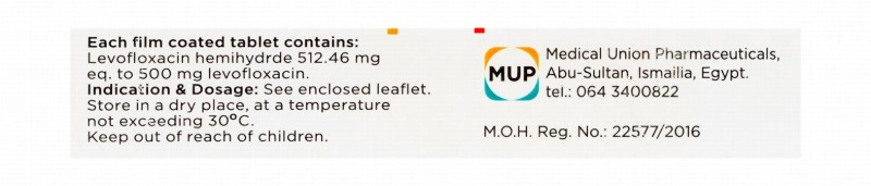 Levanic 500mg Levofloxacin Broad Spectrum Antibiotic
