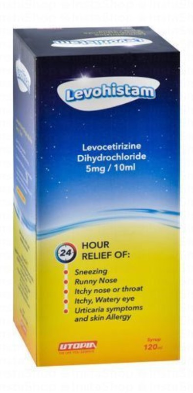 Levohistam 5mg/10ml Levocetirizine Dihydrochloride