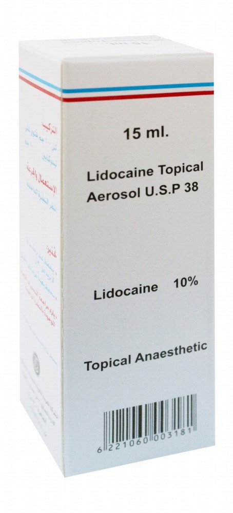 Lidocaine 10% Topical Anesthetic Aerosol