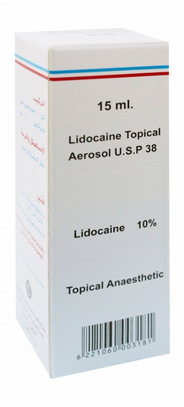 Lidocaine 10% Topical Anesthetic Aerosol
