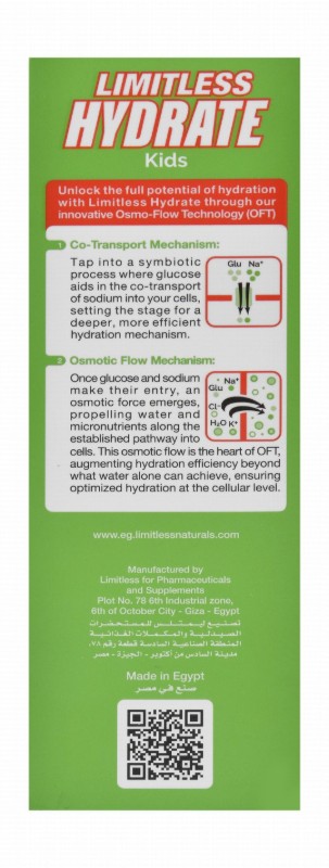 Limitless Naturals Kids Hydrating Electrolyte Powder Drink Mix Sticks Watermelon Flavor with Vitamin C & Xylitol - GMO free, preservatives free, gluten free