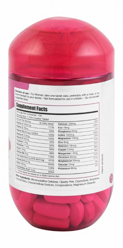 Limitless Naturals Max Women's Multivitamin & Mineral Supplement - wheat free, sugar free, dairy free