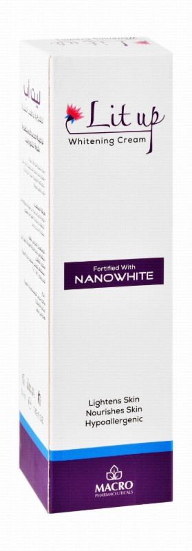 Lit Up Hypoallergenic Whitening, Lightening & Nourishing Face Cream with Nanowhite