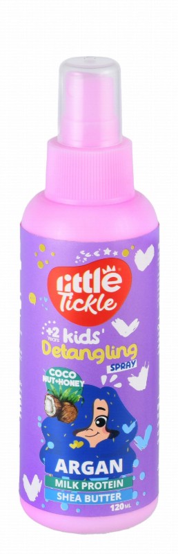 Little Tickle Kids Detangling Hair Spray Coconut & Honey Scent with Argan, Milk Protein & Shea Butter (2+ Years)