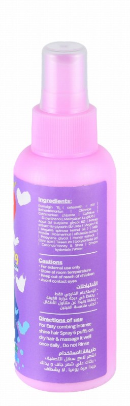Little Tickle Kids Detangling Hair Spray Coconut & Honey Scent with Argan, Milk Protein & Shea Butter (2+ Years)