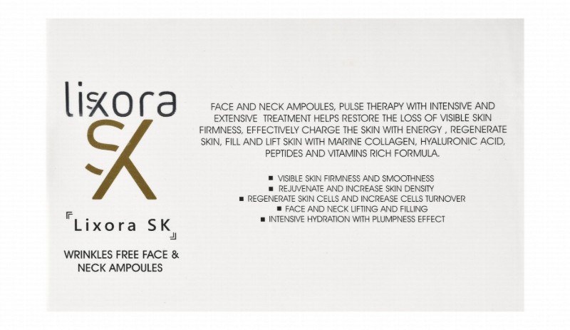 Lixora Sk Regenerating, Lifting & Anti-Aging Face Serum Ampoules
