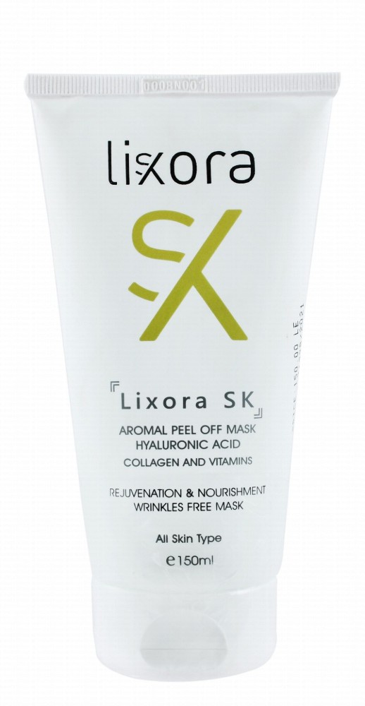 Lixora Sk Rejuvenating & Nourishing Peel-Off Mask with Hyaluronic Acid, Collagen & Vitamins for All Skin Type