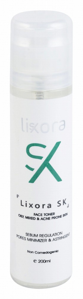 Lixora Sk Sebum Regulation, Pore Minimizer & Astringent Face Toner for Oily, Mixed & Acne-Prone Skin - non comedogenic