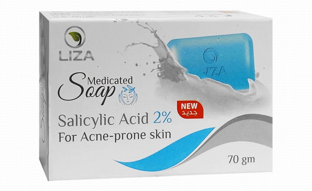 Liza Medicated Soap Bar with 2% Salicylic Acid