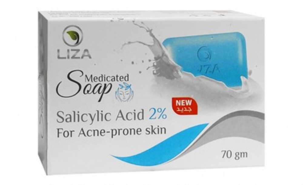 Liza Medicated Soap Bar with 2% Salicylic Acid