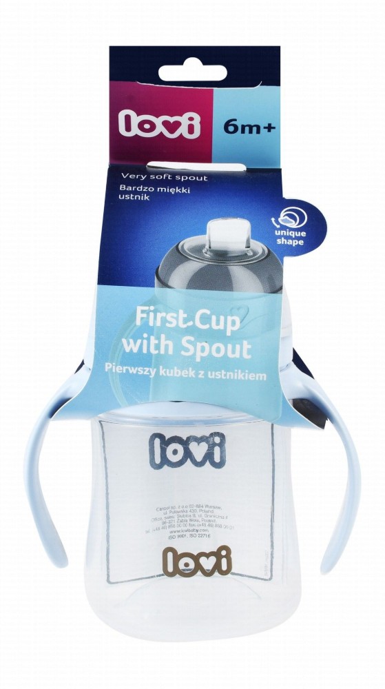Lovi Blue 150ml Spout Cup (6+ Months) - BPA free