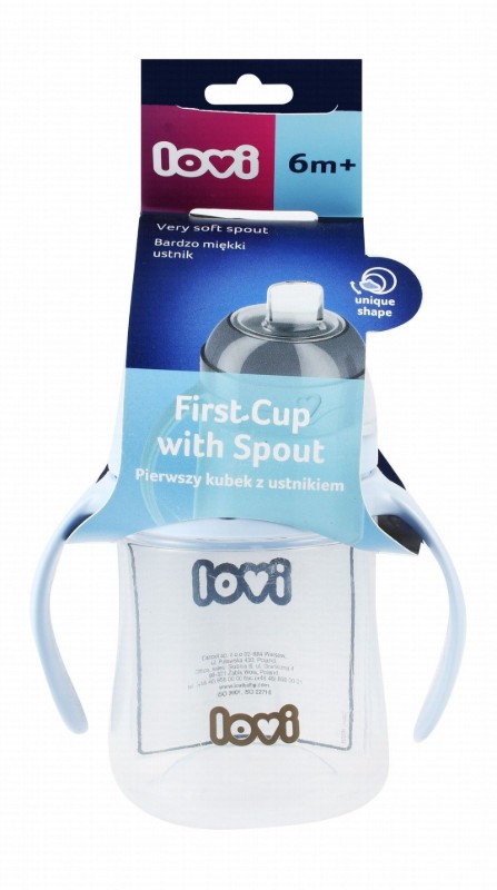 Lovi Blue 150ml Spout Cup (6+ Months) - BPA free