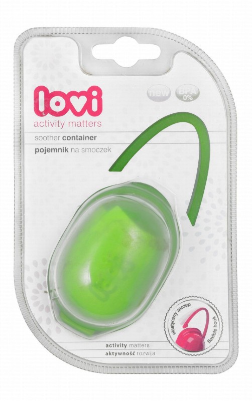 Lovi Green Soother Container - BPA free