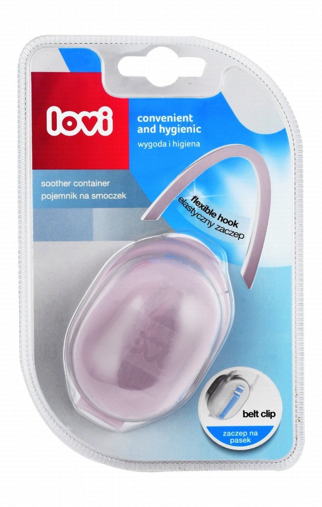 Lovi Pink Soother Case - BPA free