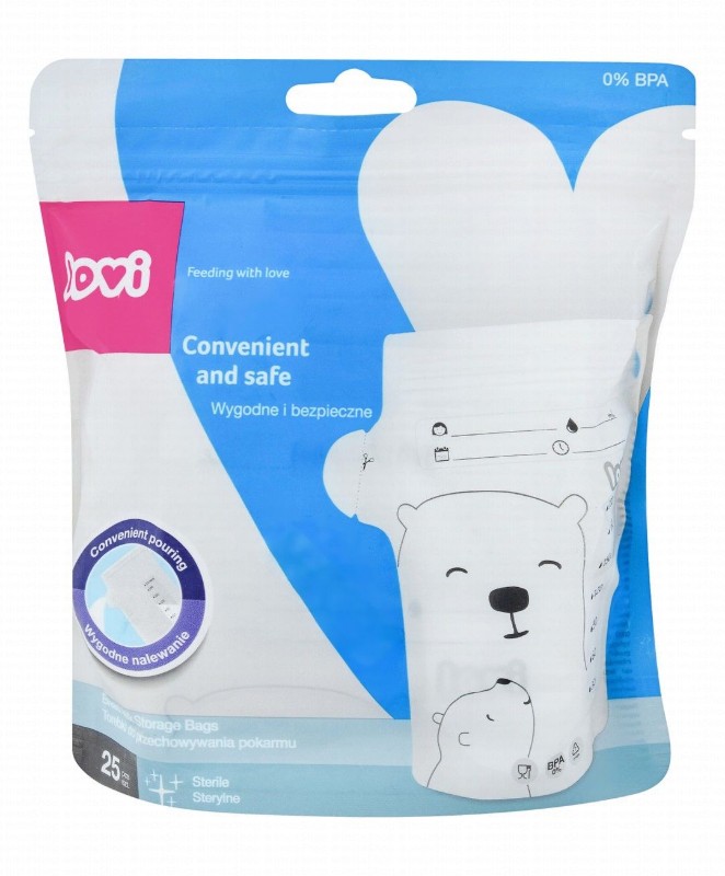 Lovi Sterile Breast Milk Storage Bags - BPA free