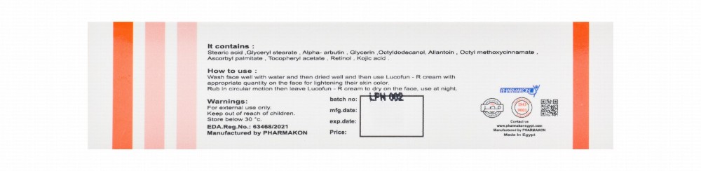 Lucofun Lightening Face Cream