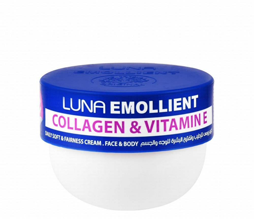 Luna Face & Body Emollient Cream with Collagen & Vitamin E