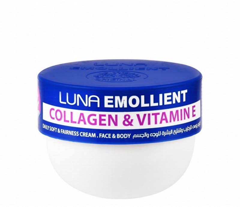 Luna Face & Body Emollient Cream with Collagen & Vitamin E