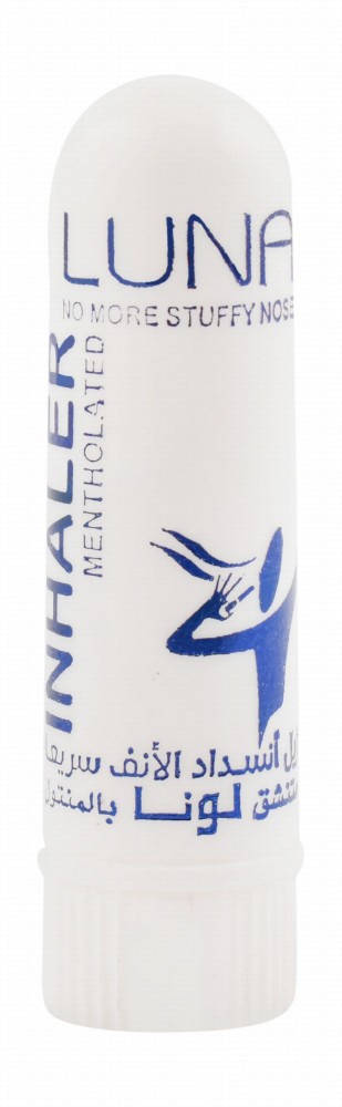 Luna Mentholated Inhaler for Blocked Nose