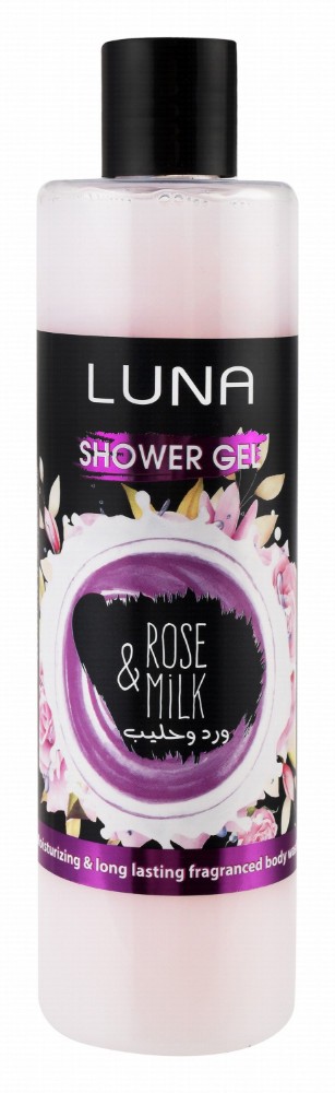 Luna Rose & Milk Moisturizing Shower Gel
