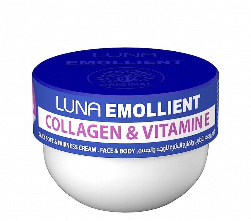 Luna Softening Face & Body Emollient Cream with Collagen & Vitamin E